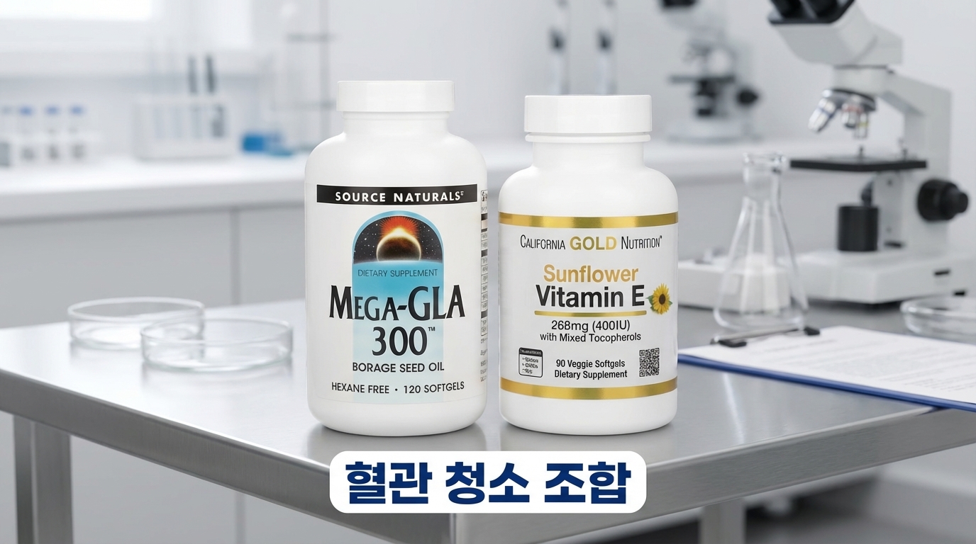보라지유와 비타민E의 시너지 효과 영양제 조합